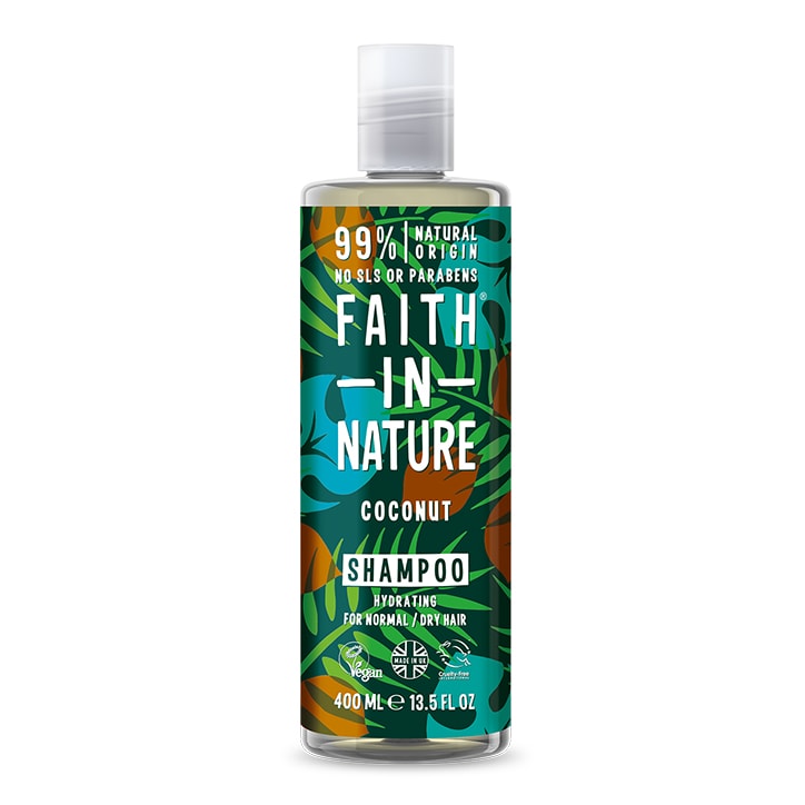 Faith in Nature Σαμπουάν με Βιολογικό Έλαιο Καρύδας 400ml